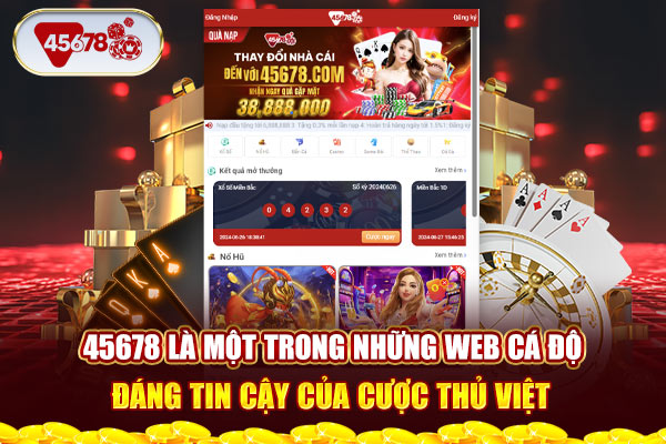 Là một trong những web cá độ đáng tin cậy của cược thủ Việt