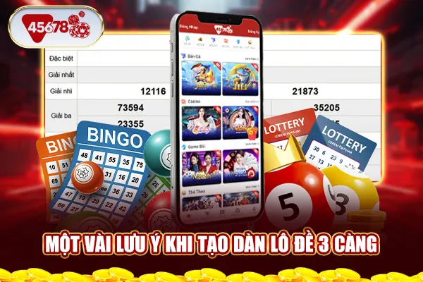 Một vài lưu ý khi tạo dàn lô đề 3 càng